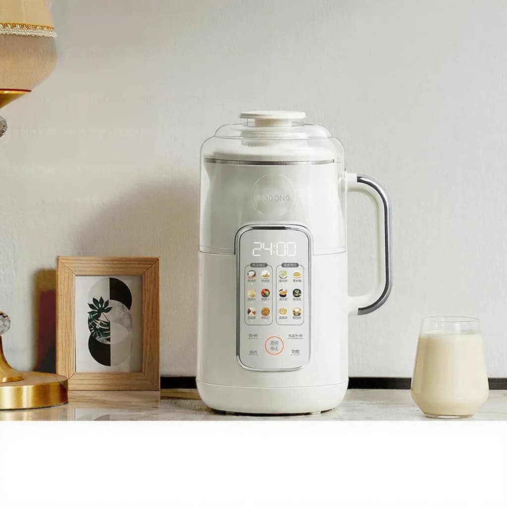 เครื่องปั่นทำนมถั่วเหลืองแบบมีความร้อน 1.2L พร้อมหม้อชั้นในสแตนเลส