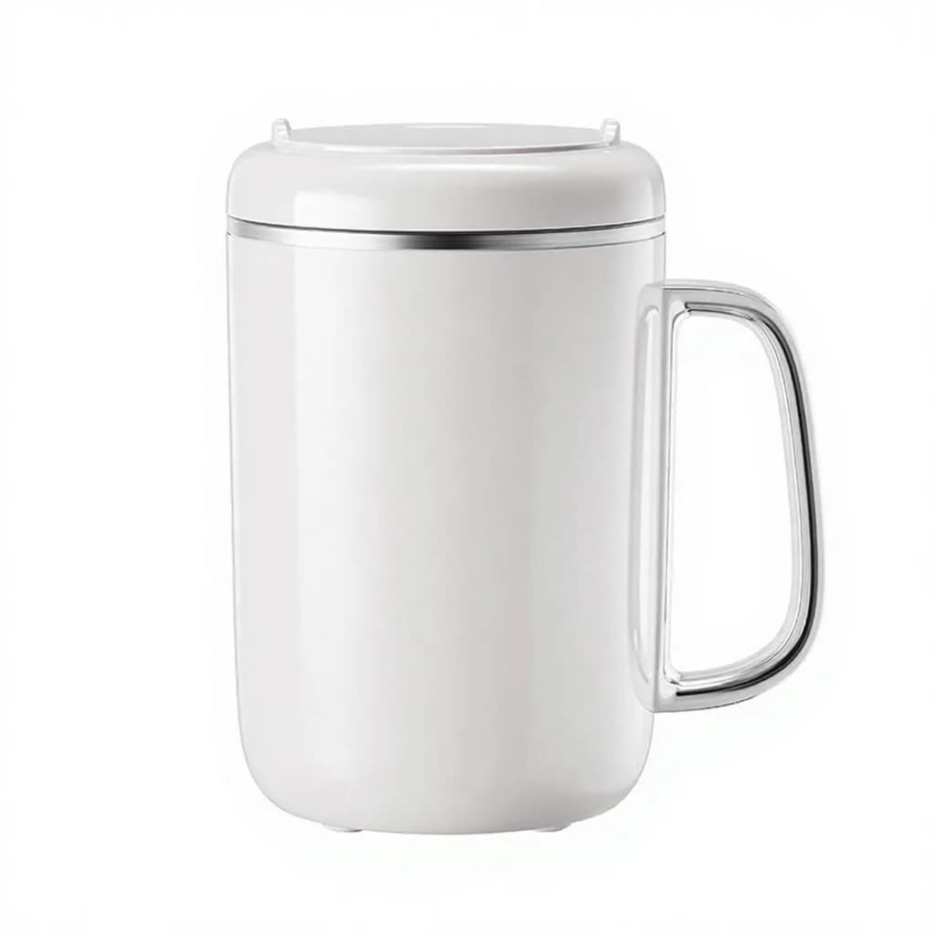ถ้วยตุ๋นไฟฟ้าแบบพกพา 450ml 220V พร้อมตะแกรงกรองและช้อน