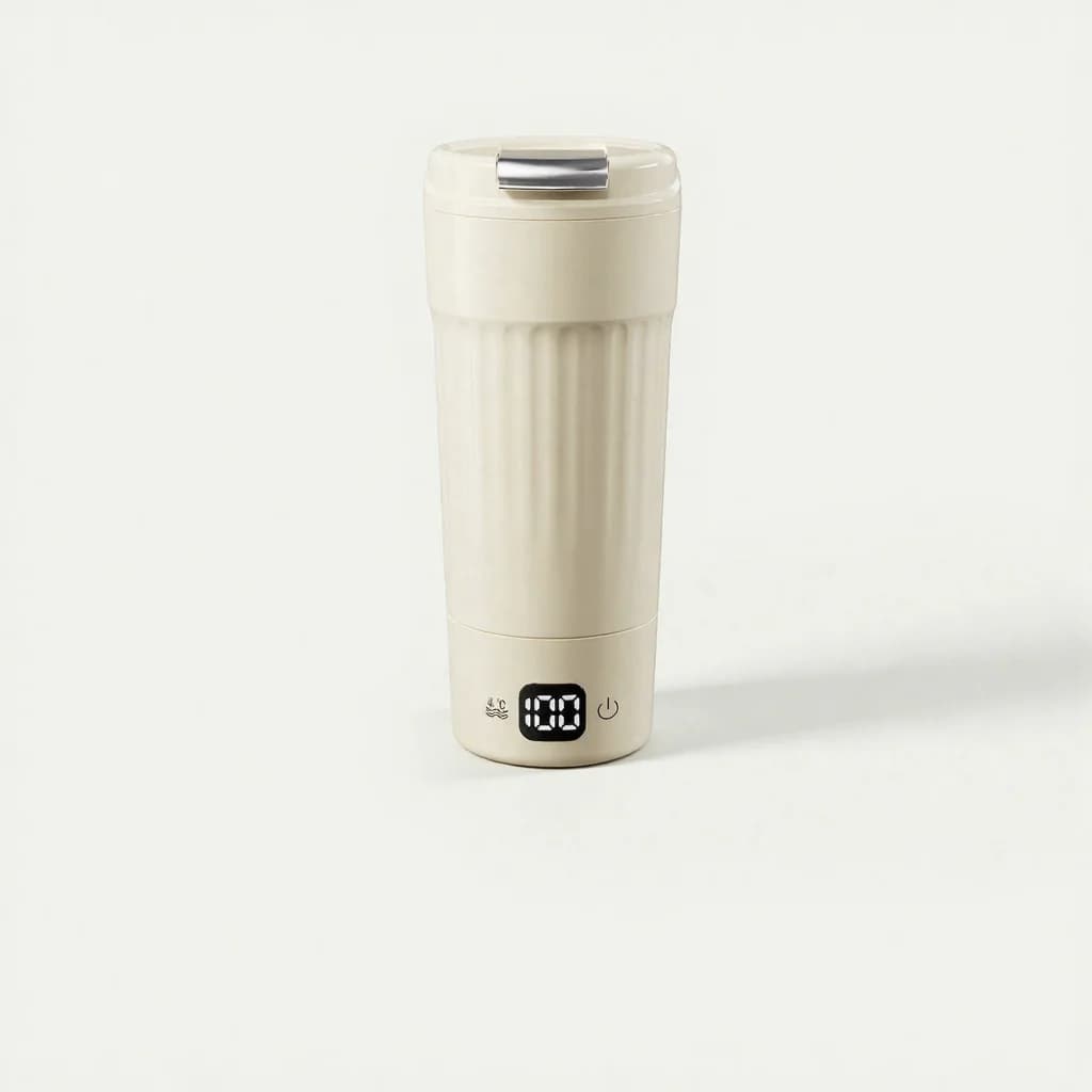 แก้วอุ่นน้ำไฟฟ้าแบบพกพา 400mL 7 ระดับอุณหภูมิ