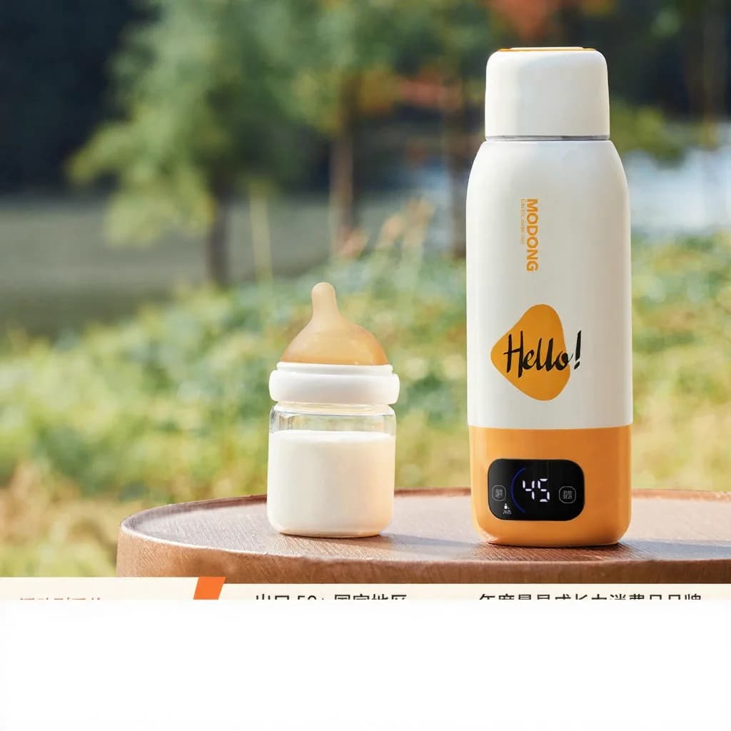 แก้วต้มนมผงเด็กพกพา 550ml Ultra แบบเสียบปลั๊กต้ม + อุ่นไร้สาย
