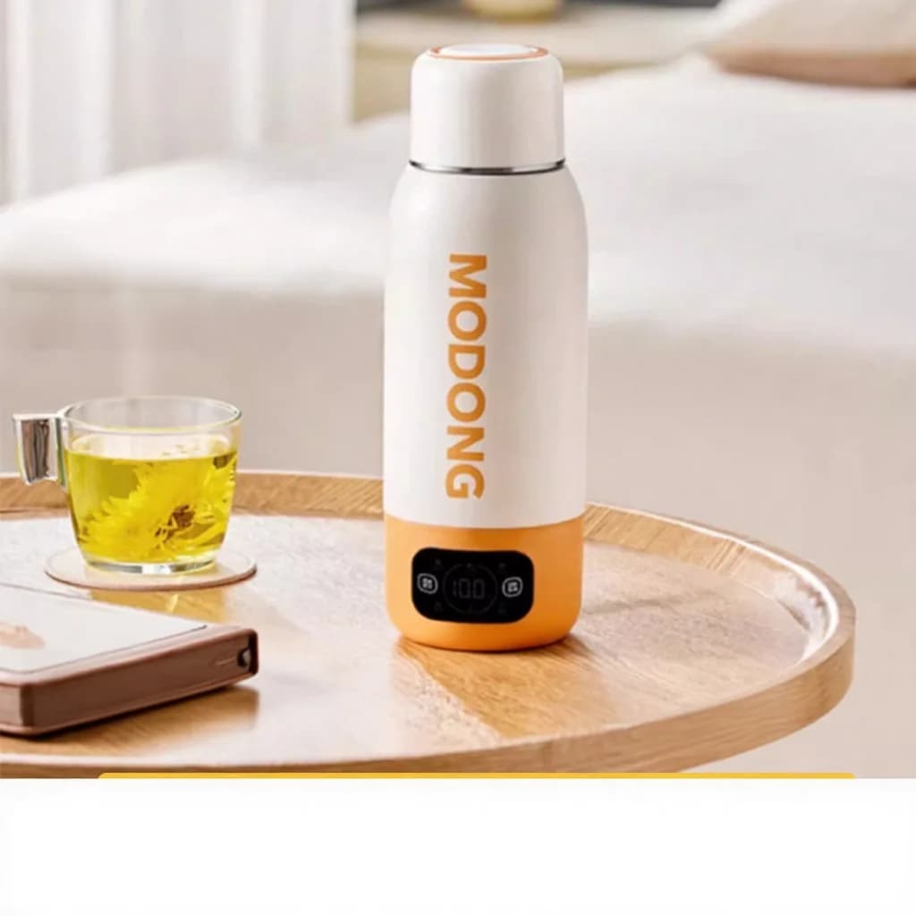 แก้วกาต้มน้ำไฟฟ้าแบบพกพา 600ml, ซับในสแตนเลส 316