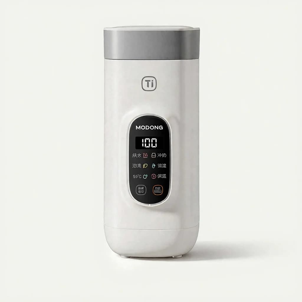 แก้วทำความร้อนไฟฟ้าไทเทเนียม สำหรับเดินทาง 650ml 220V
