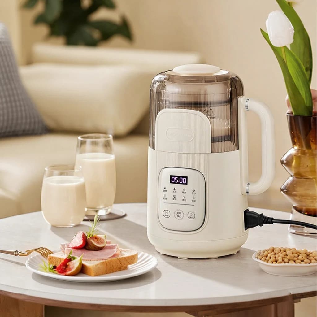 เครื่องปั่นอุ่นอาหาร 1.2L พร้อมระบบสัมผัส ตัวเครื่องแก้ว