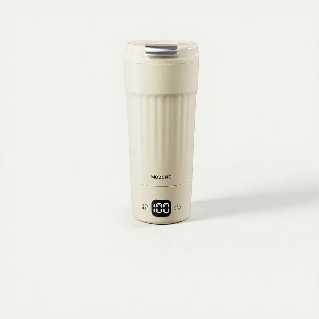 แก้วอุ่นน้ำไฟฟ้าแบบพกพา 400mL 7 ระดับอุณหภูมิ