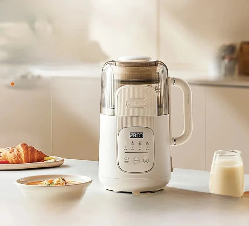 เครื่องปั่นอุ่นอาหาร 1.2L พร้อมระบบสัมผัส ตัวเครื่องแก้ว