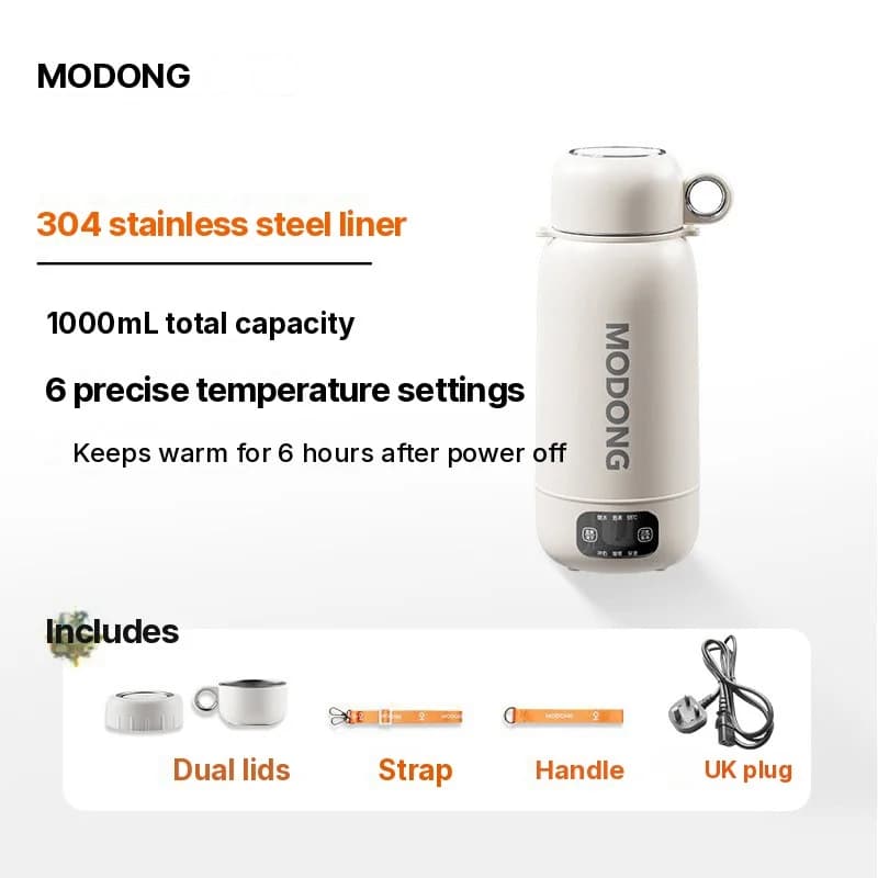 กาต้มน้ำไฟฟ้าพกพา 1L 304 หรือ 316 สเตนเลส