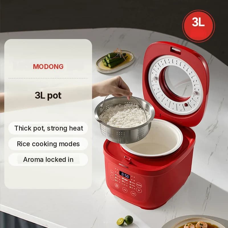 หม้อหุงข้าวไฟฟ้า 3L พร้อมหม้อในเซรามิก 600W