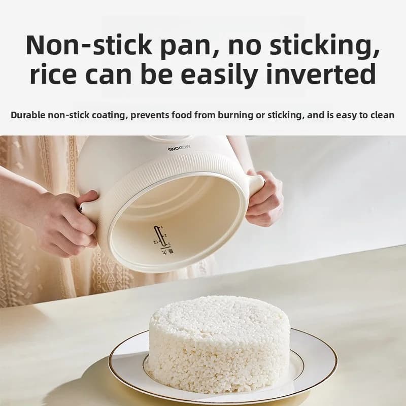 หม้อหุงข้าวไฟฟ้าขนาดเล็ก 1.6L หม้อในเซรามิก