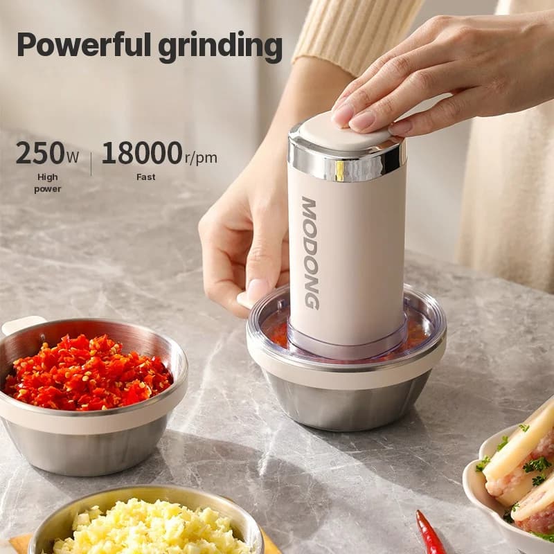 เครื่องบดเนื้อไฟฟ้าสำหรับใช้ในบ้าน, สเตนเลส 2 ระดับความเร็ว