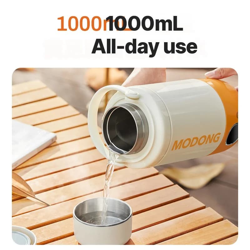 แก้วต้มน้ำไฟฟ้าแบบพกพา 1L 110V-240V