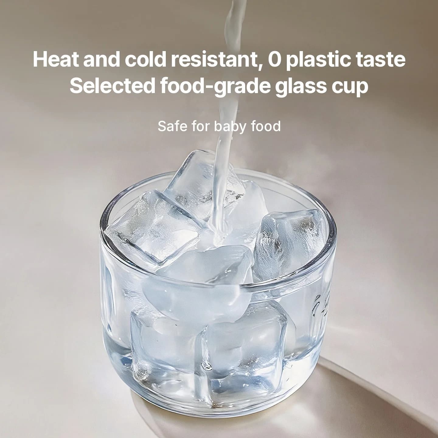 เครื่องทำอาหารเด็กไฟฟ้า โถแก้ว 300ml 45W