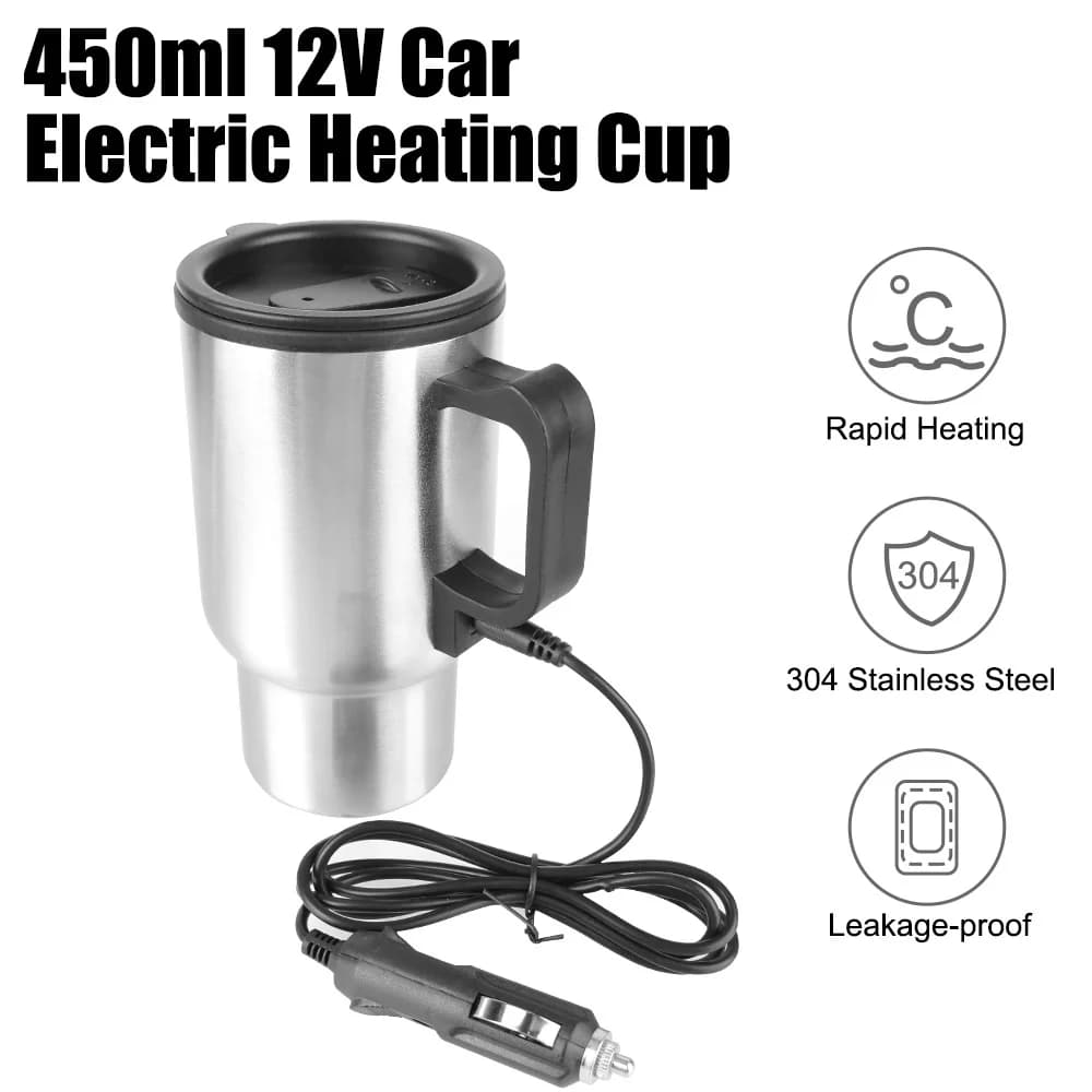 กาต้มน้ำไฟฟ้าในรถ 450ml 12V