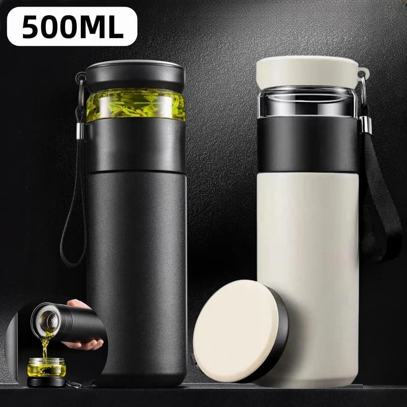 กระติกสุญญากาศพร้อมที่กรองชา 500ml