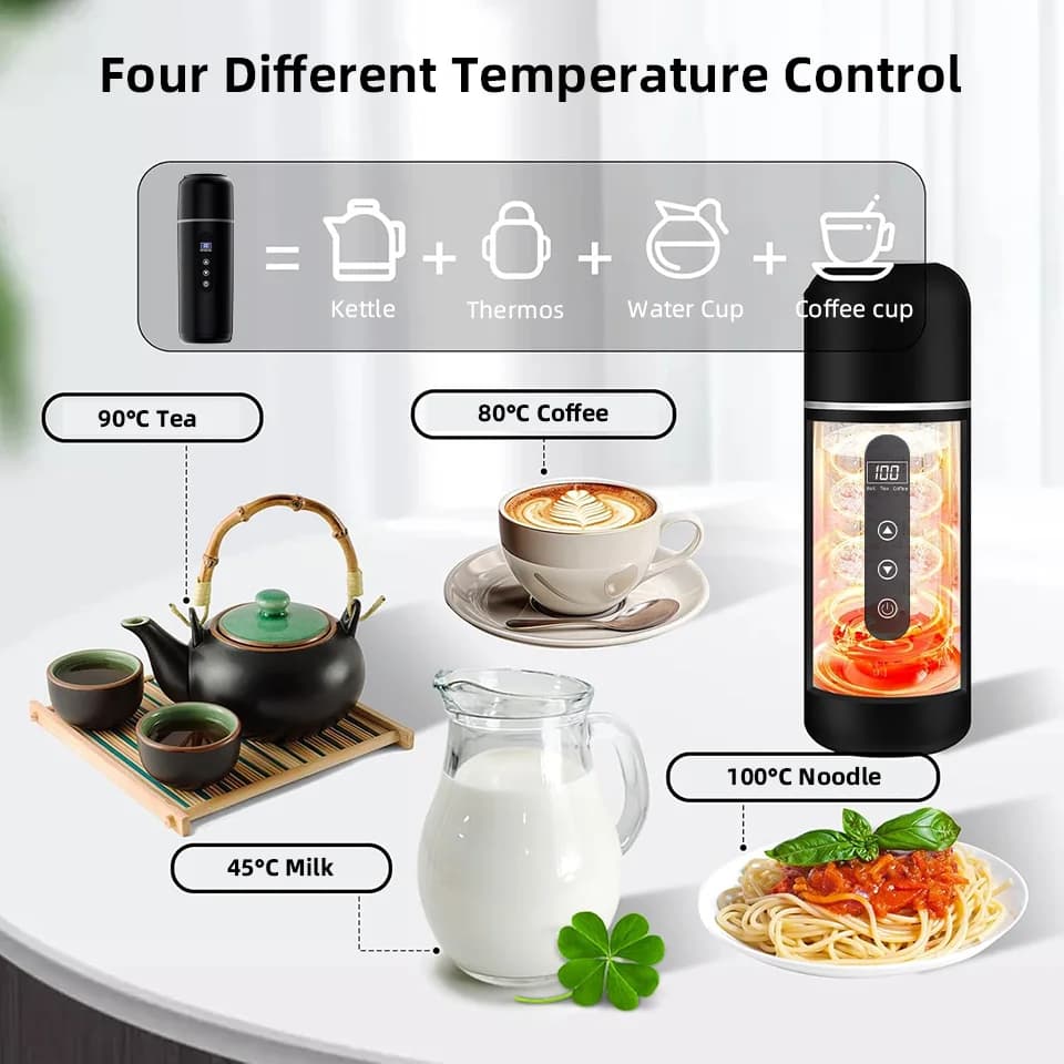 แก้วอุ่นน้ำในรถ 12V/24V 500ml