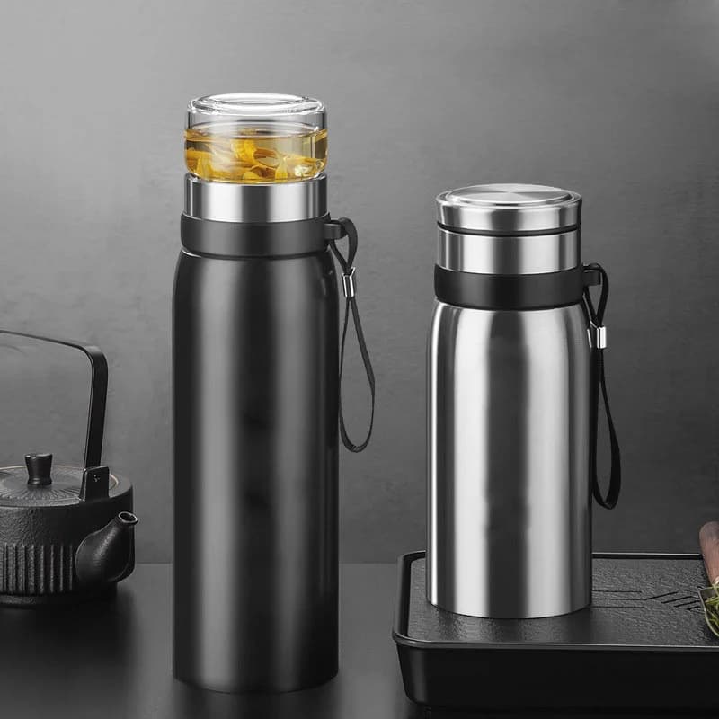 กระติกน้ำพร้อมที่กรองชา 750ml/1100ml
